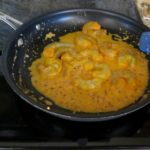 Shrimp with Peanut-Garlic Sauce-A great-tasting shrimp dish in about an hour, including marinating time! Just a few spices creates a dish with complex tastes, even though it's easy to make.