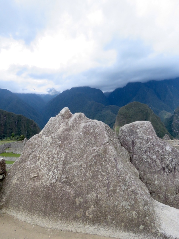 Machu Picchu–rock and real mountains