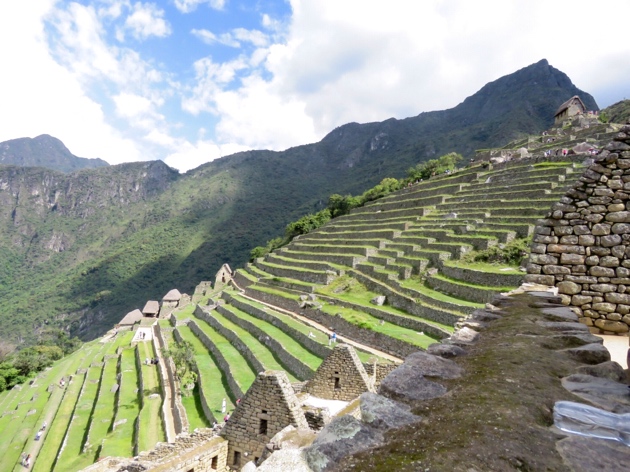 Machu Picchu–terraced hillside