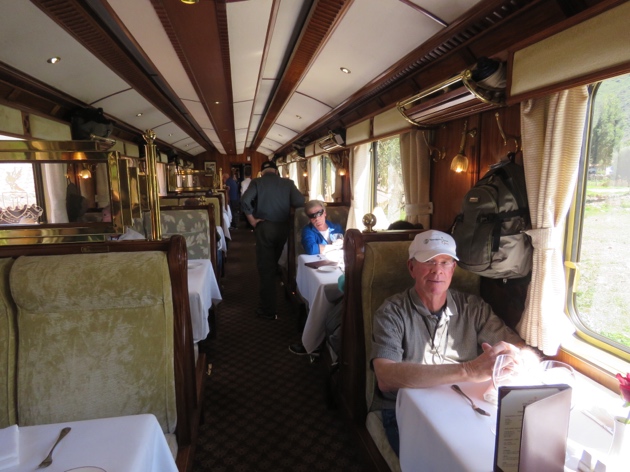 The Hiram Bingham train–Dining Car