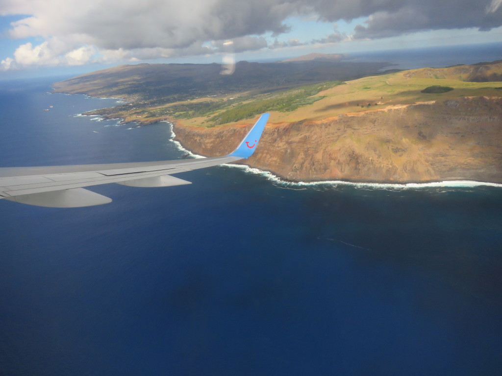 Easter Island from the plane