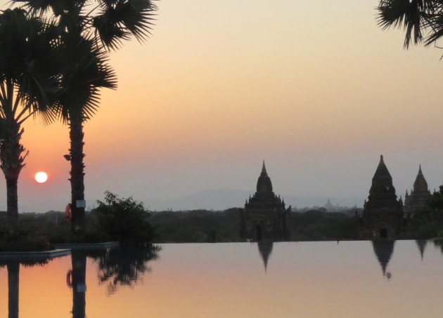 Bagan, Myanmar–Pagodas At Sunset2