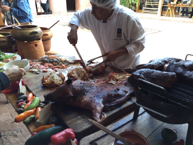 Chinchero-roast pig