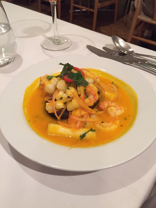 Cusco-MAP Restaurant-Crayfish appetizer