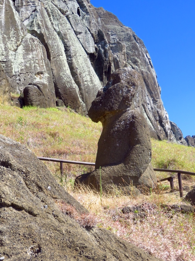 Easter Island–Kneeling Moai