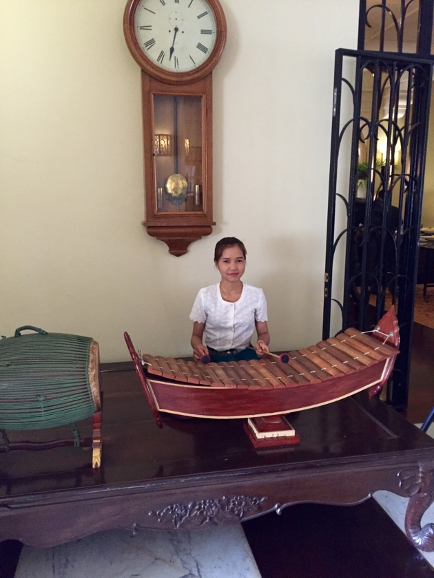Siem Reap–Raffles hotel musician