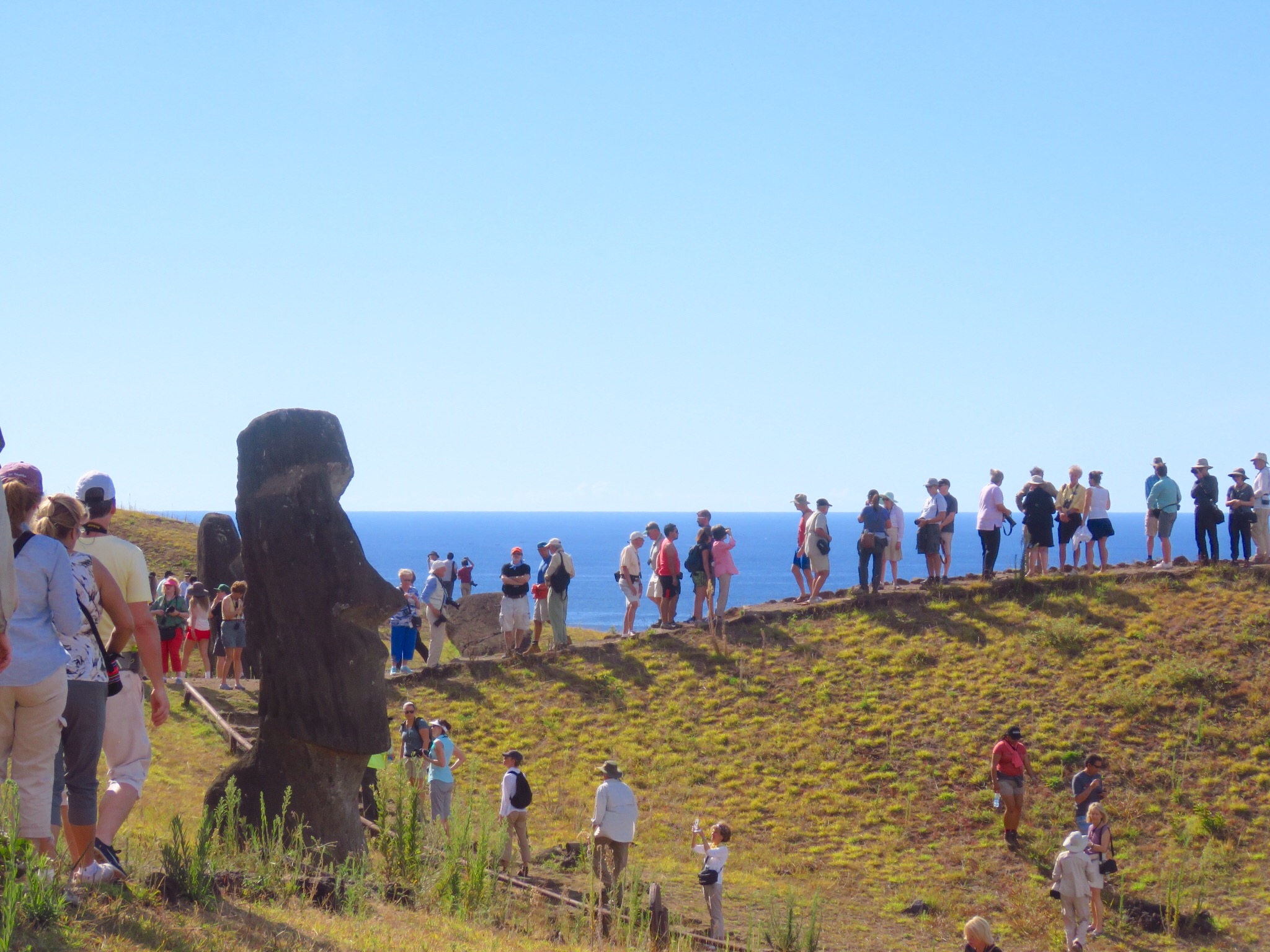 Touring Easter Island
