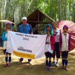 Inle Lake, Myanmar–Kayan Women Welcome Us