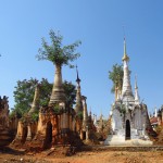 Inle Lake, Myanmar–Shwe Inn Dain Pagodas