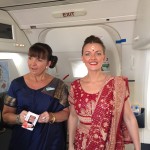 Leaving India Crew In Saris2