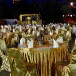 Special Dinner Gold Tables, Bagan