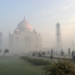 Taj Mahal Through The Mist