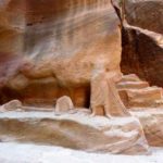 Petra–Carvings: Man And Horse